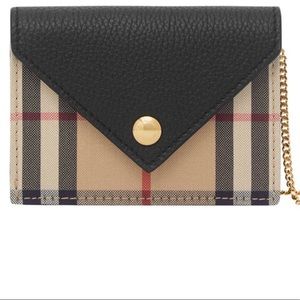 Burberry chain/ shoulder /crossbody mini wallet.